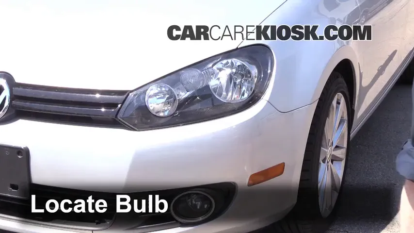 2013 Volkswagen Golf TDI 2.0L 4 Cyl. Turbo Diesel Hatchback (4 Door) Luces Luz de marcha diurna (reemplazar foco)